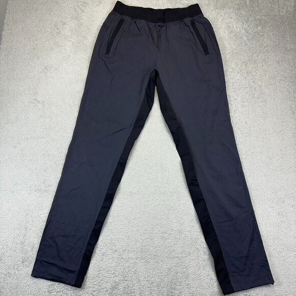 Lululemon Men’s The Great Wall Drawstring Waist Stretch Pants In Black Size S